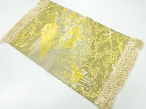 鶴模様織出し卓布